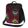 thumbnail image 1 of Lsque Geometry Dash Lunch Bag Lunch Box for Women Men Reusable Insulated Lunch Tote Bag,Leakproof Thermal Cooler Sack Food Handbags Case High Capacity, 1 of 9