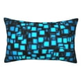thumbnail image 1 of Lsque Geometry Dash Pattern Bedding Waterproof Pillow Protector Zippered Queen – Bed Bug Proof Pillow Encasement-14"x20", 1 of 1