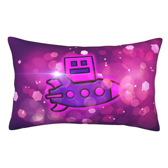 Lsque Geometry Dash Pattern Bedding Waterproof Pillow Protector Zippered Queen – Bed Bug Proof Pillow Encasement-20"x30"