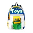 thumbnail image 1 of Lsque Geometry Dash Pattern Canvas Daypack, Durable Backpack, High-quality Versatile Backpack,Vintage Compact Backpack-Small, 1 of 6