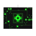 thumbnail image 1 of Lsque Geometry Dash Pattern Drying Mat for Kitchen Counter, 18x24 Inch Ultra Absorbent Home Dish Drainer Mats Plate Holder, 1 of 8