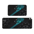 thumbnail image 1 of Lsque Geometry Dash Pattern Kitchen Mats, 2PCS Kitchen Rugs, Cushioned Anti Fatigue Kitchen Mats for Floor, Non-Slip Standing Desk Mat, Waterproof Kitchen Rug Set, 1 of 6