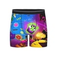 thumbnail image 1 of Lsque Geometry Dash Pattern Men's Performance Stretch Underwear, Athletic Long Leg Briefs，Moisture-Wicking-Medium, 1 of 1