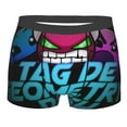 thumbnail image 1 of Lsque Geometry Dash Pattern Men’s Total Support Pouch Boxer Briefs, X-Temp Cooling, Moisture-Wicking Underwear, Regular, Long-leg and Trunk-Small, 1 of 1