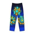 thumbnail image 1 of Lsque Geometry Dash Print Men's Pajama Pants, Lounge Pant - Comfortable Home Wear,Elastic Waistband, Stylish Design-Large, 1 of 9