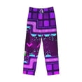 thumbnail image 1 of Lsque Geometry Dash Print Men's Pajama Pants, Lounge Pant - Comfortable Home Wear,Elastic Waistband, Stylish Design-Medium, 1 of 9