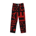 thumbnail image 1 of Lsque Geometry Dash Print Men's Pajama Pants, Lounge Pant - Comfortable Home Wear,Elastic Waistband, Stylish Design-Medium, 1 of 9