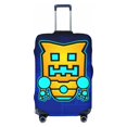 thumbnail image 1 of Lsque Geometry Dash Printed Luggage Cover, Travel Luggage Protector,Scratch and Dirt Resistant, Fits 18-32 Inch Luggage - Large, 1 of 9