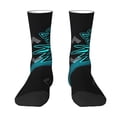 thumbnail image 1 of Lsque Geometry Dash Printed Men's Crew Socks, Soft Durable Breathable Moisture-Wicking with Odor Control Cotton socks, 1 of 7