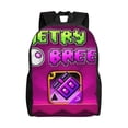 thumbnail image 1 of Lsque Geometry Dash Travel Laptop Backpack, Business Slim Sturdy Laptops Backpack, Water Resistant College School Computer Bag Gift for Men & Women Fits 15.6 Inch Notebook, 1 of 6