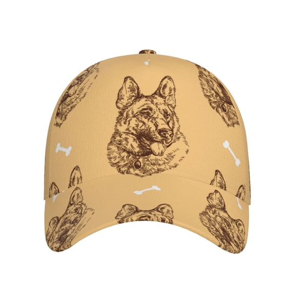 Lsque German Shepherd Dog Baseball Cap Trucker Low Profile Hat Golf Dad Hat Adjustable Original Classic Unconstructed Plain Cap Men Women