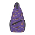 thumbnail image 1 of Lsque German Shepherd Dog Pattern Cross Chest Bag Diagonally – Premium Durable Front Chest Sling with Adjustable Padded Strap, High-Capacity Storage, 1 of 8