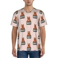 thumbnail image 1 of Lsque German Shepherd Dog Pattern Mens Polo Golf Shirts Funny Graphics Shorts Sleeve Button Shirts Baseball T-shirt-Large, 1 of 7