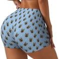 thumbnail image 1 of Lsque German Shepherd Puppy Pattern High Waisted Biker Shorts for Women-Tummy Control Fitness Athletic Workout Running Yoga Gym Shorts,Moisture-Wicking-Medium, 1 of 9