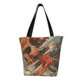 thumbnail image 1 of Lsque Gigantic Skull In Clouds Pattern Beach Tote,Shoulder Handbag,Spacious Tote Bag,Lightweight Travel Bag,Versatile Shopping Bag, 1 of 4