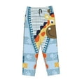 thumbnail image 1 of Lsque Giraffe Come Out From Zipper Print Women's Pajama Pants, Lounge Pant - Comfortable Home Wear,Elastic Waistband, Stylish Design-XX-Large, 1 of 9
