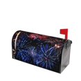 Lsque Glasses And Fireworks Mailbox Cover Standard Size