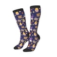thumbnail image 1 of Lsque Gnomes And Houses Printed Crew Socks Men's Women's LightWeight Thin Casual Calf Socks ,Knee High Socks,Cotton Socks, 1 of 9