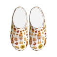 thumbnail image 1 of Lsque Gnomes Autumn Harvest Pattern Womens Comfort Cotton on Scuff With Memory Foam and Anti-skid Sole Slipper-40/41, 1 of 7