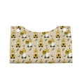 thumbnail image 1 of Lsque Gnomes Bees And Sunflowers Printed Long Tissue Box Cover Holder, Facial Paper Organizer Dispenser,Triangle with Bottom Belt, PVC Leather Decorative Organizer, 1 of 9