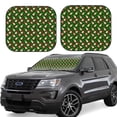 thumbnail image 1 of Lsque Gnomes In Caps 2 PCS Windshield Sun Shade | CarFoldable Window Covers | Car Accessories Reflect UV for Universal Cars SUV Truck | Medium, 1 of 7