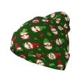 thumbnail image 1 of Lsque Gnomes In Caps Pattern Knitted Beanie, Unisex Winter Hat, Knit Hat Winter Beanies Thick Fisherman Beanies Cuffed Plain Skull Caps, 1 of 6