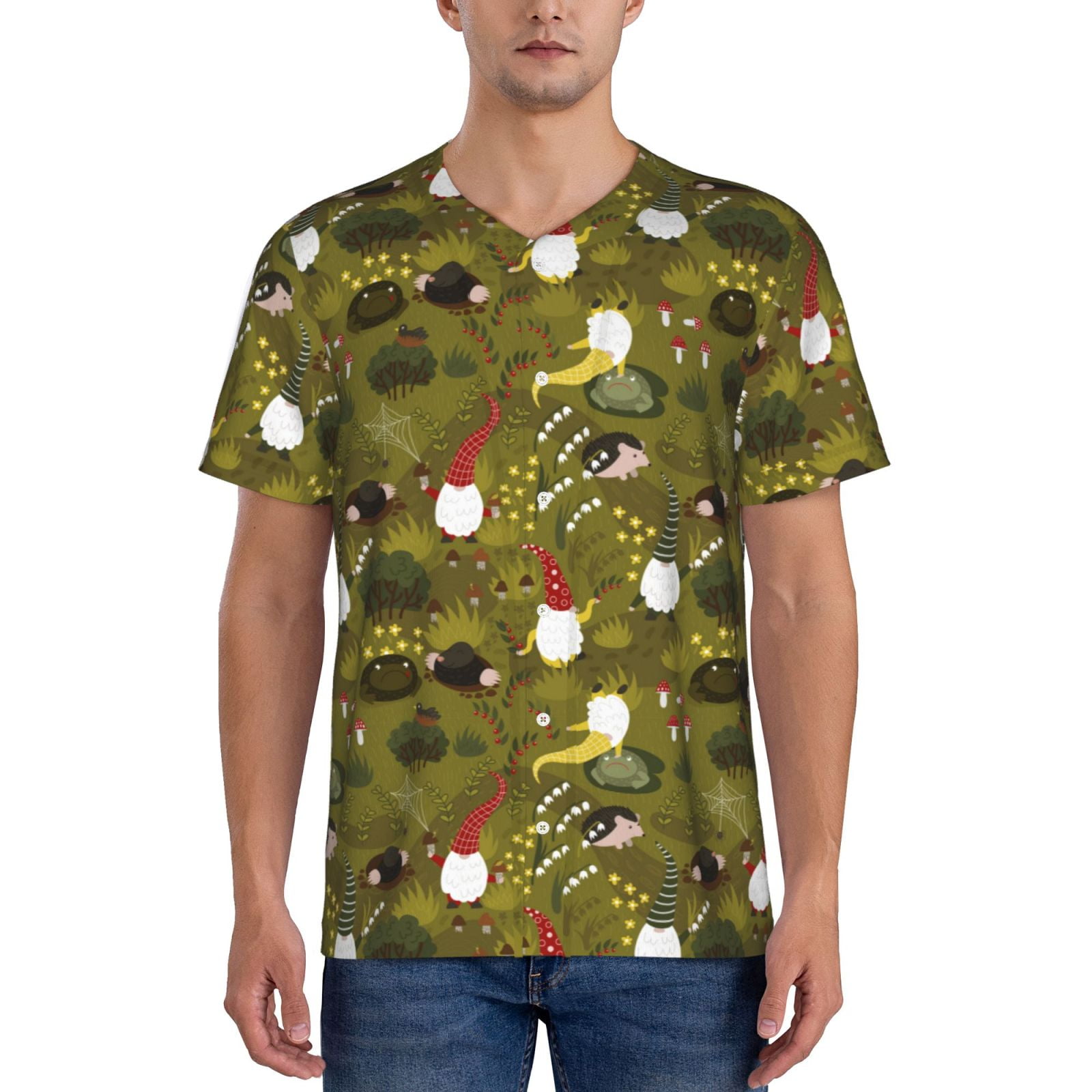Maglietta Uomo Gnomo Di Natale – T-Shirt Divertente A Tema Xmas – Idea Regalo Originale