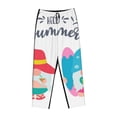 thumbnail image 1 of Lsque Gnomes Summer Print Women's Pajama Pants, Lounge Pant - Comfortable Home Wear,Elastic Waistband, Stylish Design-XX-Large, 1 of 9