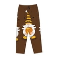 thumbnail image 1 of Lsque Gnomes With Honey Print Women's Pajama Pants, Lounge Pant - Comfortable Home Wear,Elastic Waistband, Stylish Design-Small, 1 of 9