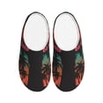thumbnail image 1 of Lsque Go Surfer Pattern Womens Comfort Cotton on Scuff With Memory Foam and Anti-skid Sole Slipper-35/36, 1 of 7