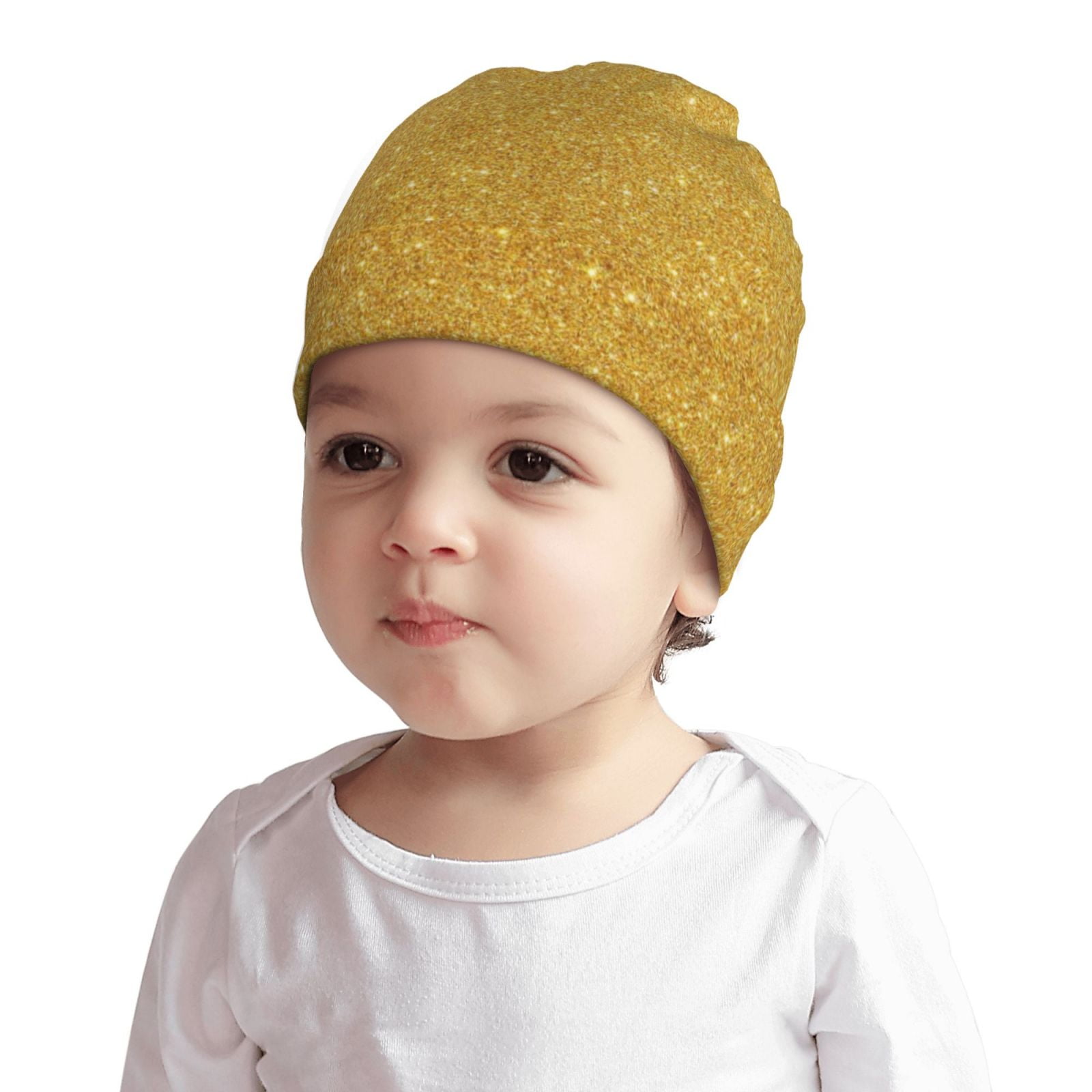 Gold baby hat on sale