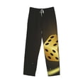 thumbnail image 1 of Lsque Golden Dice Print Men's Pajama Pants, Lounge Pant - Comfortable Home Wear,Elastic Waistband, Stylish Design-Small, 1 of 9