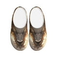 thumbnail image 1 of Lsque Golden Horned White Dragon Pattern Womens Comfort Cotton on Scuff With Memory Foam and Anti-skid Sole Slipper-40/41, 1 of 7