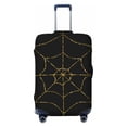 thumbnail image 1 of Lsque Golden Spider Web Printed Luggage Cover, Travel Luggage Protector,Scratch and Dirt Resistant, Fits 18-32 Inch Luggage - Large, 1 of 9