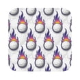 thumbnail image 1 of Lsque Golf balls Pattern 4" Drink Coasters Set of 6, Leather Absorbent Coasters, Table Coaster Set Decorative Coffee Cup Coasters Housewarming Gift,Square, 1 of 7