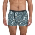 thumbnail image 1 of Lsque Goose with meadow flowers Pattern Men’s Total Support Pouch Boxer Briefs, X-Temp Cooling, Moisture-Wicking Underwear, Regular, Long-leg and Trunk-Medium, 1 of 5