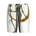 thumbnail image 1 of Lsque Gothic Skeleton With Roses Mens Sleep Pajama Shorts,Short Pajama Pants, Cotton Ultra-Soft Knit-XX-Large, 1 of 9