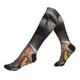 thumbnail image 1 of Lsque Graffiti Cool Duck Pattern Sport Compression Socks for Men & Women 15-20 mmHg Knee High Nurse Pregnant Running Medical and Travel Athletic, 1 of 6