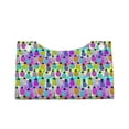 thumbnail image 1 of Lsque Graffiti Pineapples Printed Long Tissue Box Cover Holder, Facial Paper Organizer Dispenser,Triangle with Bottom Belt, PVC Leather Decorative Organizer, 1 of 9