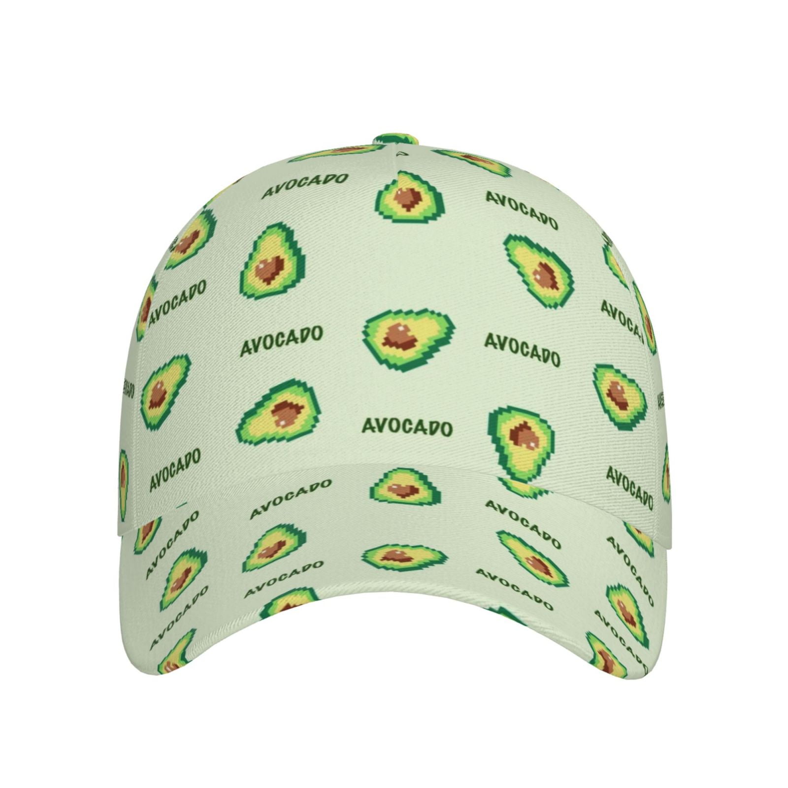 Lsque Green Avocado Baseball Cap Trucker Low Profile Hat Golf Dad Hat ...