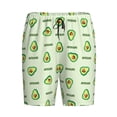 thumbnail image 1 of Lsque Green Avocado Mens Sleep Pajama Shorts,Short Pajama Pants, Cotton Ultra-Soft Knit-Medium, 1 of 9