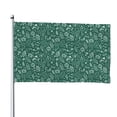 thumbnail image 1 of Lsque Green Christmas Pattern Flag,Green Christmas Printed Garden Flag 48 x 72 in - Double Sided Small Flags for Yard, 1 of 9