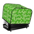 thumbnail image 1 of Lsque Green Cucumber Print 4 Slice Toaster Cover , Kitchen Appliance Dustproof Protector , Toaster Protector Dustproof Kitchen Appliance Cover, 1 of 7