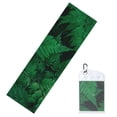 thumbnail image 1 of Lsque Green Leave Fern Printed Cooling Towel (40"x 12"), Ice Towel, Microfiber, Soft Breathable Chilly Towel for Yoga, Sport, Gym, Workout, Fitness, Running, 1 of 9