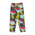 thumbnail image 1 of Lsque Green Mushroom Print Women's Pajama Pants, Lounge Pant - Comfortable Home Wear,Elastic Waistband, Stylish Design-XX-Large, 1 of 9