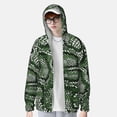 thumbnail image 1 of Lsque Green Snakeskin UPF 50+ Lightweight Sun Protection Men's Women's Long Sleeve Shirt, Hoodie Performance -Large, 1 of 9