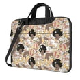 thumbnail image 1 of Lsque Groovy Disco Pattern Laptop Bag – Portable & Slim Single-Shoulder Computer Case with Adjustable Strap, Protective, Lightweight for 13”/14”/15.6” Laptops, 1 of 8