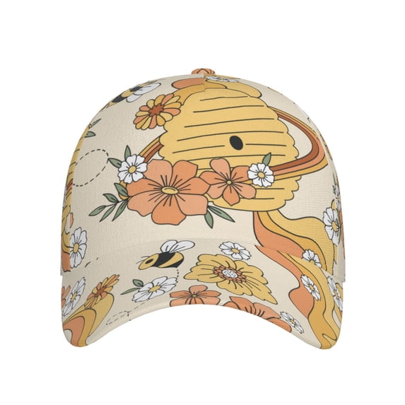 Lsque Floral Baseball Cap Trucker Low Profile Hat Golf Dad Hat Adjustable Original Classic Unconstructed Plain Cap Men Women