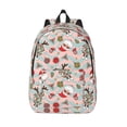 thumbnail image 1 of Lsque Groovy Retro Santa Pattern Canvas Daypack, Durable Backpack, High-quality Versatile Backpack,Vintage Compact Backpack-Small, 1 of 6