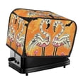 thumbnail image 1 of Lsque Halloween Flamingos Print 2 Slice Toaster Cover , Kitchen Appliance Dustproof Protector , Toaster Protector Dustproof Kitchen Appliance Cover, 1 of 7